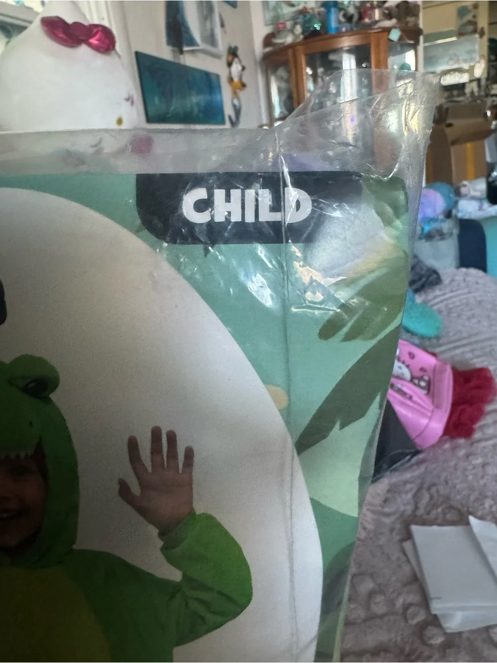 Dinosaur Snuggie Kids Costume - Green Small BRAND NEW